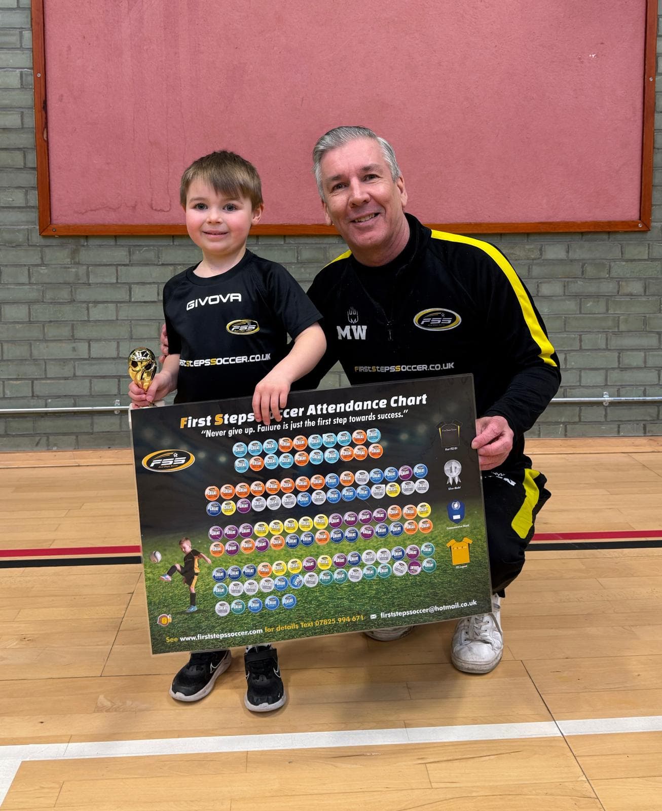 First Steps Soccer award